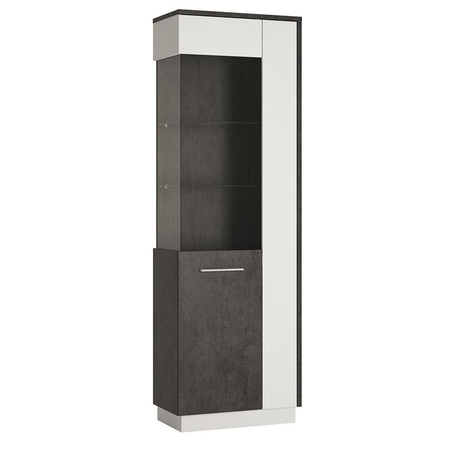 Zingaro Tall Glazed Display Cabinet (LH)
