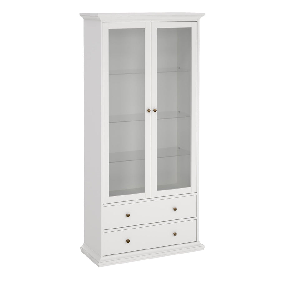 Paris China cabinet in White