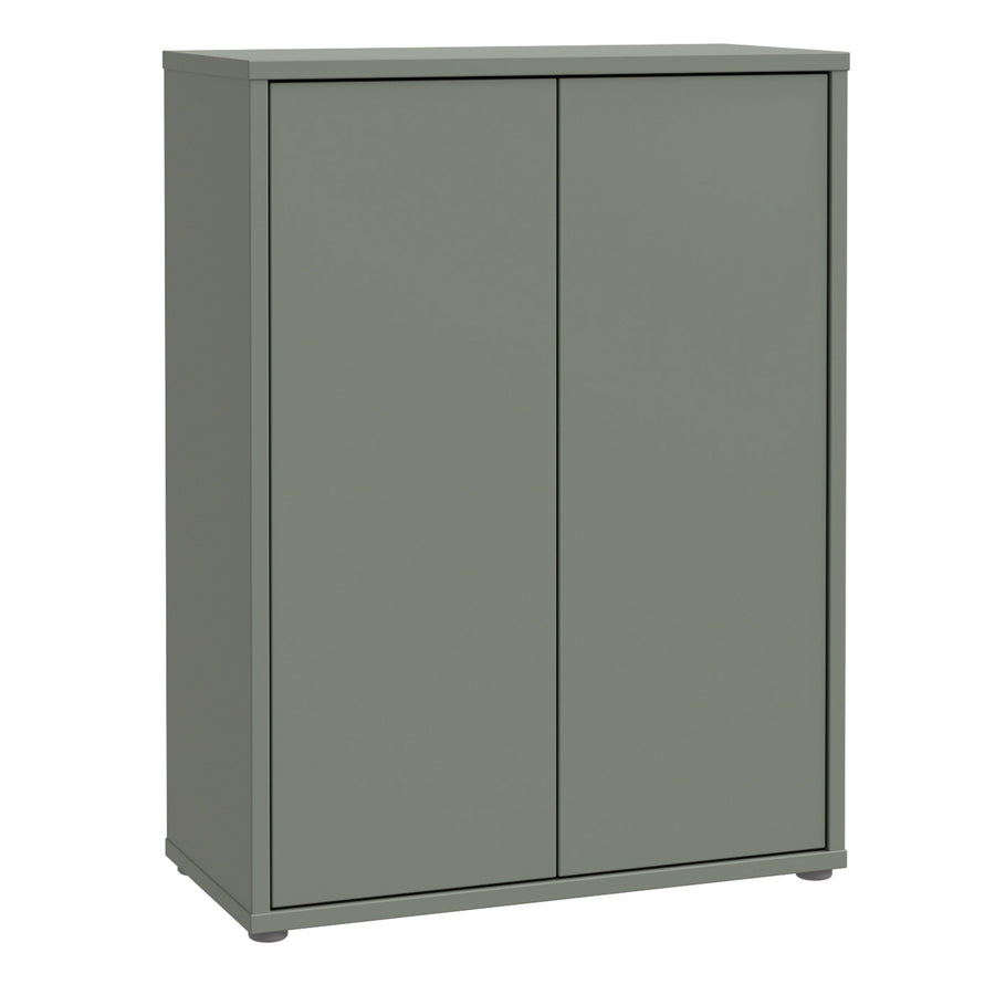 Alice Springs Shoe Cabinet with 2 Doors Push-to-Open in Sage Green