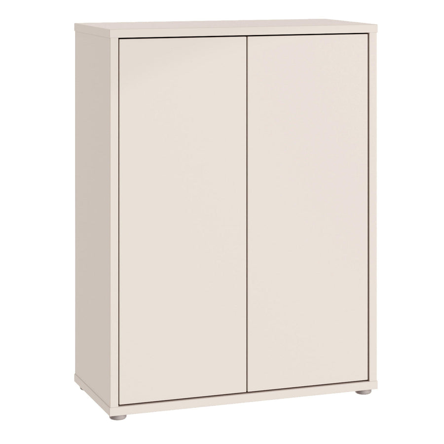 Alice Springs Shoe Cabinet with 2 Doors Push-to-Open in Sand