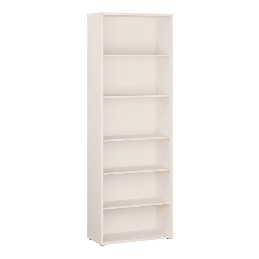 Alice Springs Tall Wide Bookcase with 5 Shelves in Sand