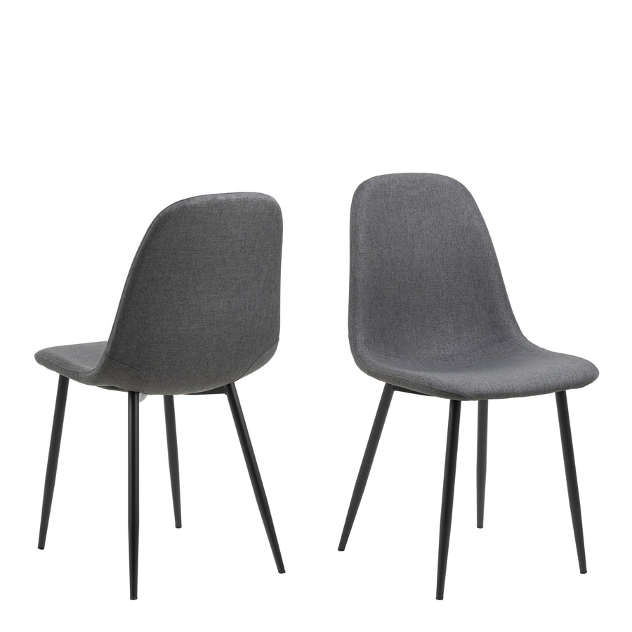 Celia Dining Chair in Light Grey Set of 4