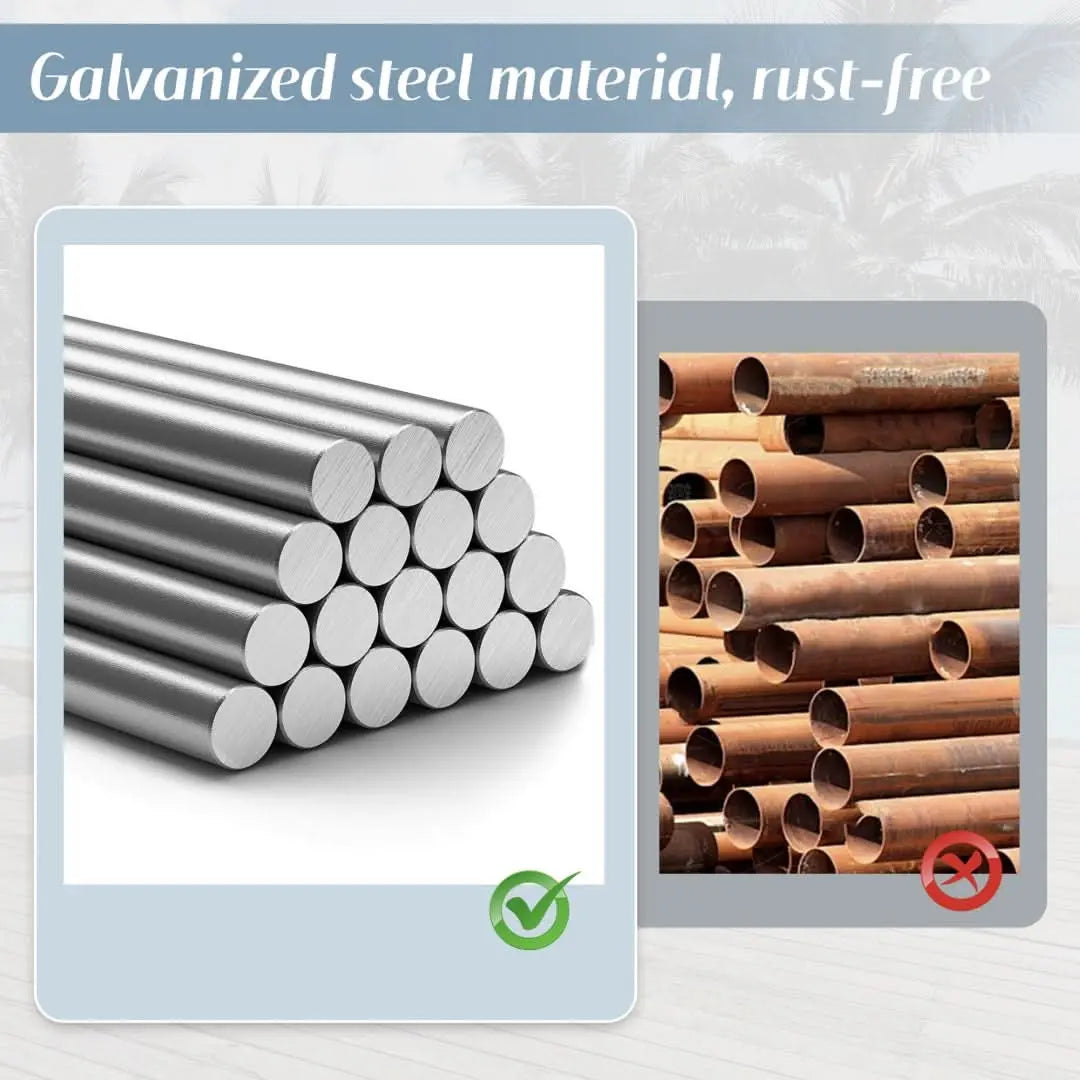 5-6 Seater Garden Lounge Set, Galvanized Iron Frame Outdoor Patio Furniture, 5-Piece Set, Reclining & Adjustable Seating, WPC Tabletop Table Included, Grey Fabric  Gray Frame Haslam Living