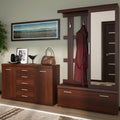 Imperial 2 Door 5 Drawer Sideboard in Dark Mahogany Melamine - image 4