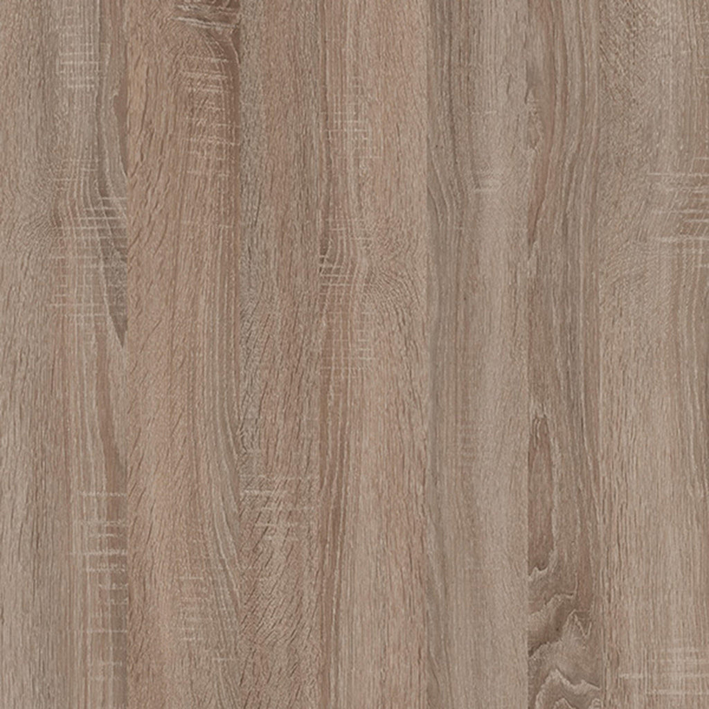 Chelsea Living Tall Glazed Narrow Display Unit (RHD) in White with a Truffle Oak Trim - image 9