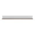 Chelsea Living Wall Shelf in White with a Truffle Oak Trim - image 2