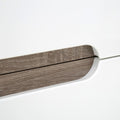 Chelsea Bedroom 2 Drawer Bedside in White with a Truffle Oak Trim - image 3