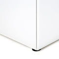 Chelsea Bedroom 2 Drawer Bedside in White with a Truffle Oak Trim - image 4