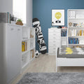4 You Medium Wide Bookcase in Pearl White - image 3