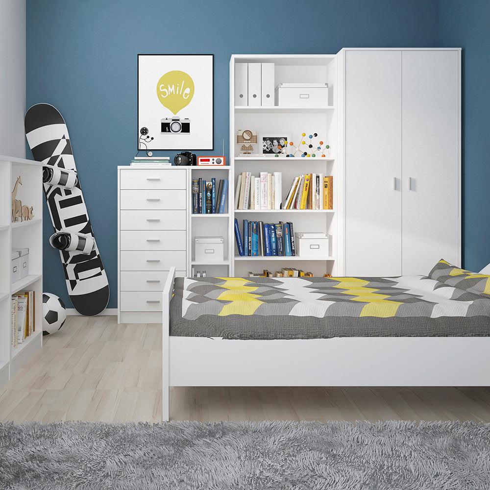 4 You Tall Narrow Bookcase in Pearl White - image 2