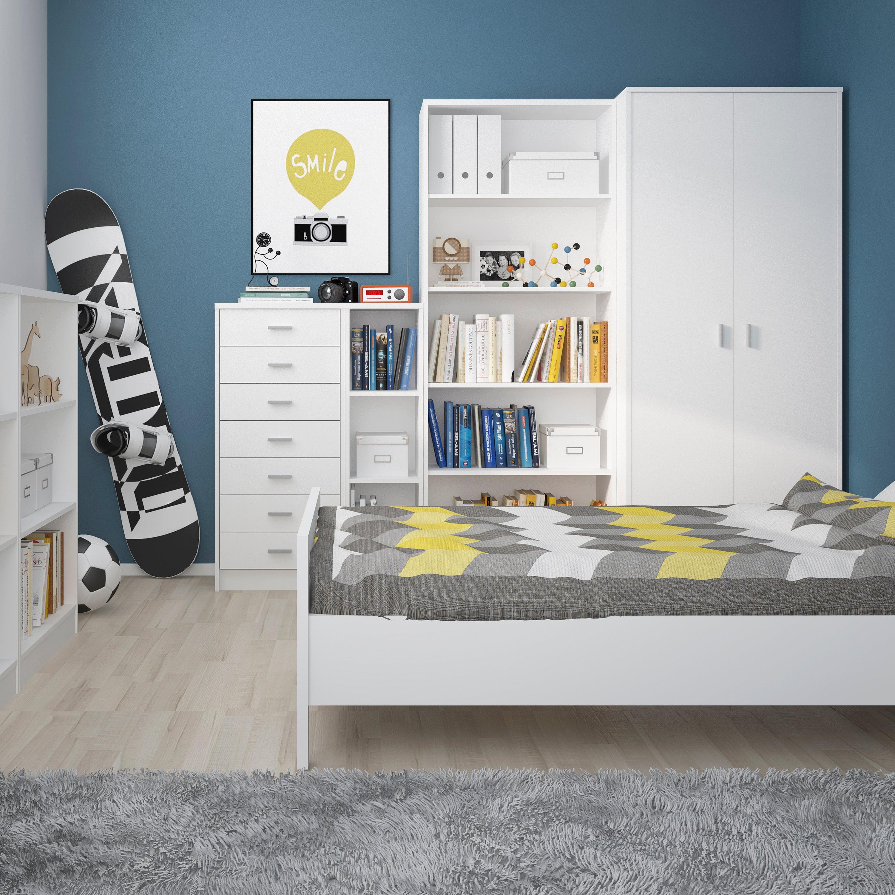 4 You Tall Wide Bookcase in Pearl White - image 2