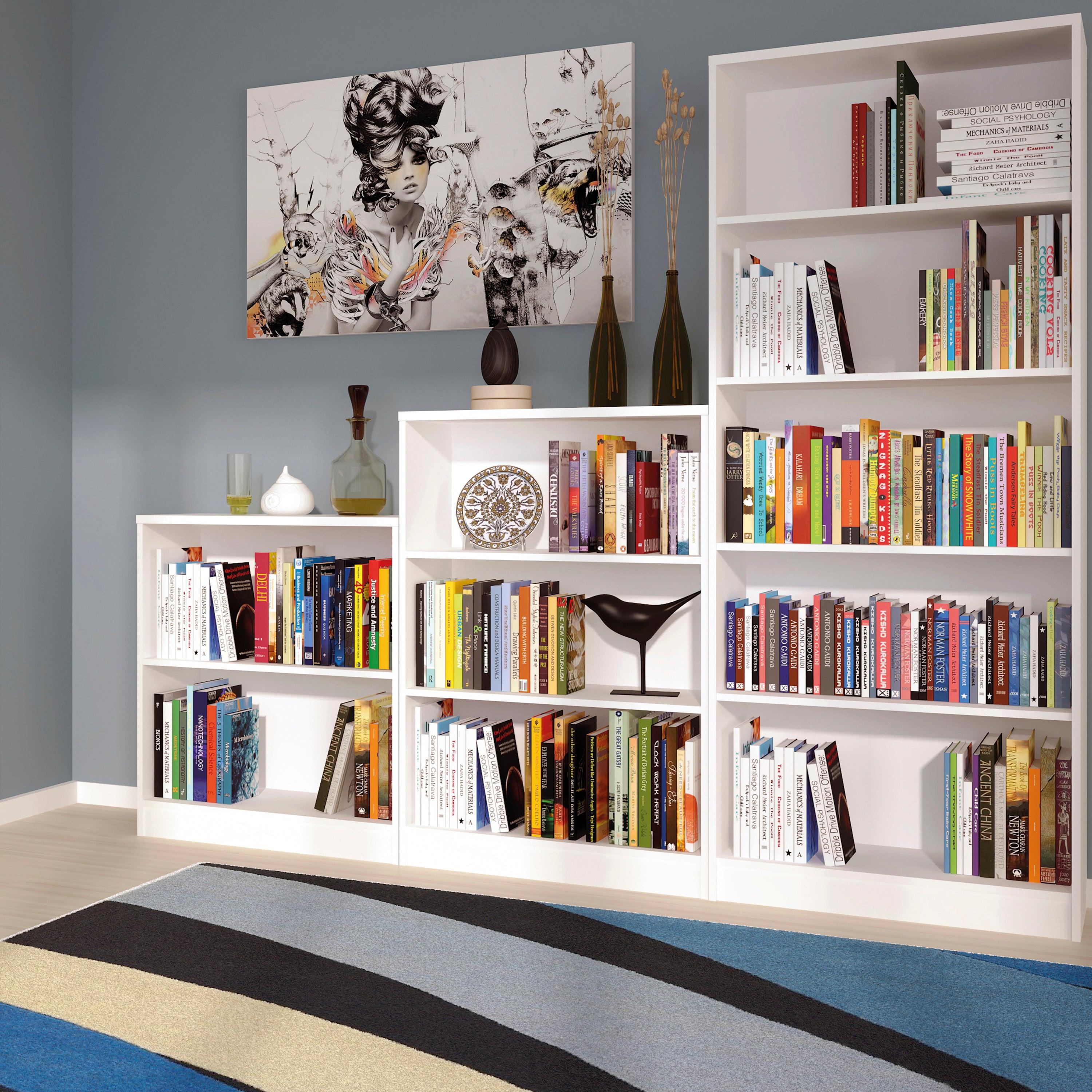 4 You Tall Wide Bookcase in Pearl White - image 3