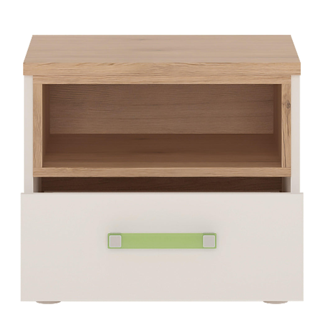 4KIDS 1 Drawer Bedside Cabinet with Lemon Handles - image 2
