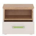 4KIDS 1 Drawer Bedside Cabinet with Lemon Handles - image 2