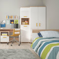 4KIDS 1 Drawer Bedside Cabinet with Orange Handles - image 3