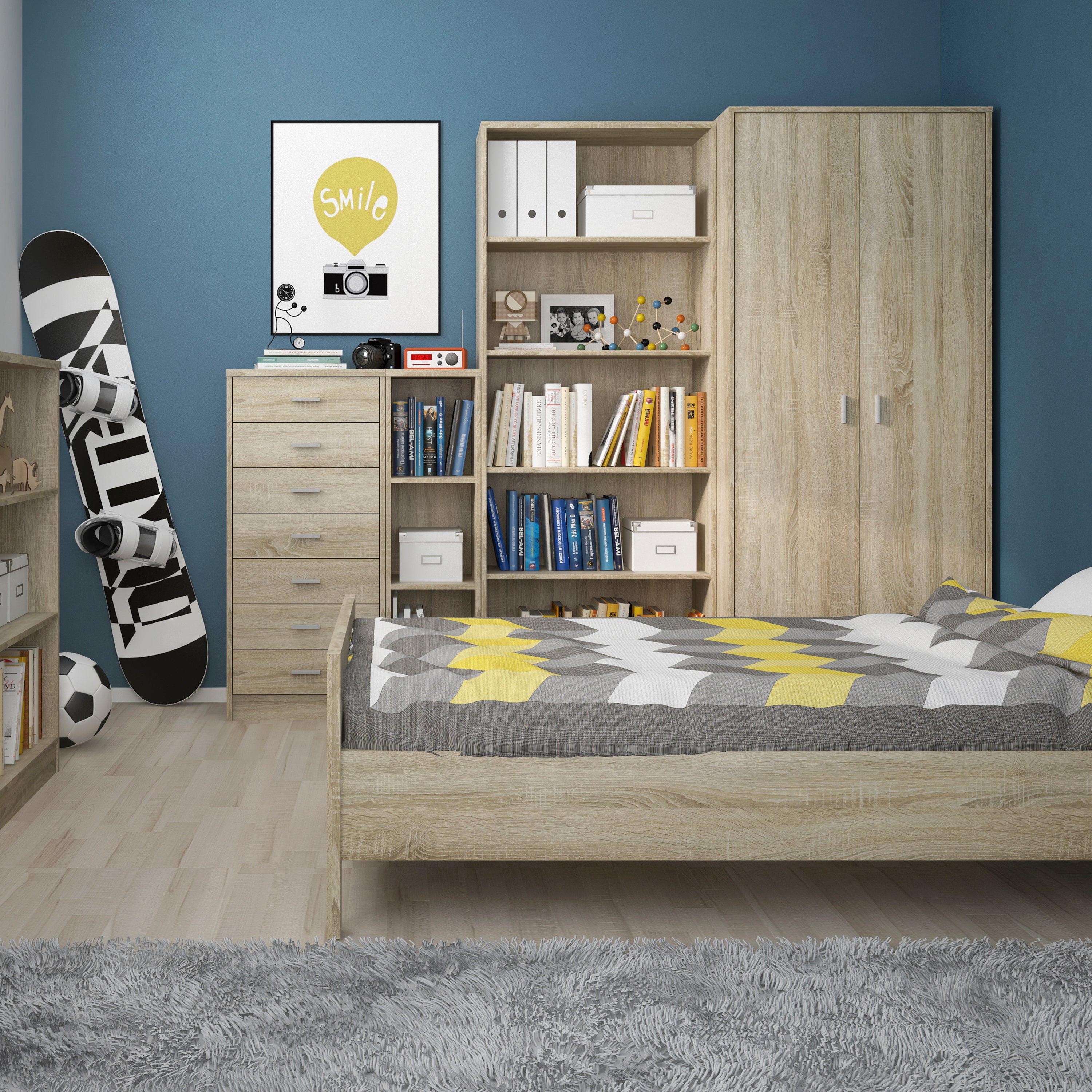 4 You Medium Narrow Bookcase in Sonama Oak - image 2