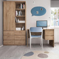 Fribo Desk 2 Drawer in Golden Ribbeck Oak - image 4