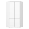 Fribo Corner Wardrobe 2 Door in Alpine White - image 2