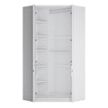 Fribo Corner Wardrobe 2 Door in Alpine White - image 3
