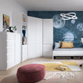 Fribo Corner Wardrobe 2 Door in Alpine White - image 4