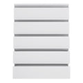 Fribo Chest of 5 Drawers in Alpine White - image 3