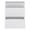 Fribo Bedside Cabinet 2 Drawer in Alpine White - image 3