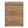 Fribo Bedside Cabinet 2 Drawer in Golden Ribbeck Oak - image 2