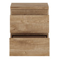 Fribo Bedside Cabinet 2 Drawer in Golden Ribbeck Oak - image 3