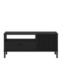 Lusaka Coffee Table 2 Door 1 Drawer in Black Graphite - image 2