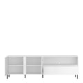 Avenale TV Cabinet 2 Door 1 Drawer in Alpine White High Gloss - image 3