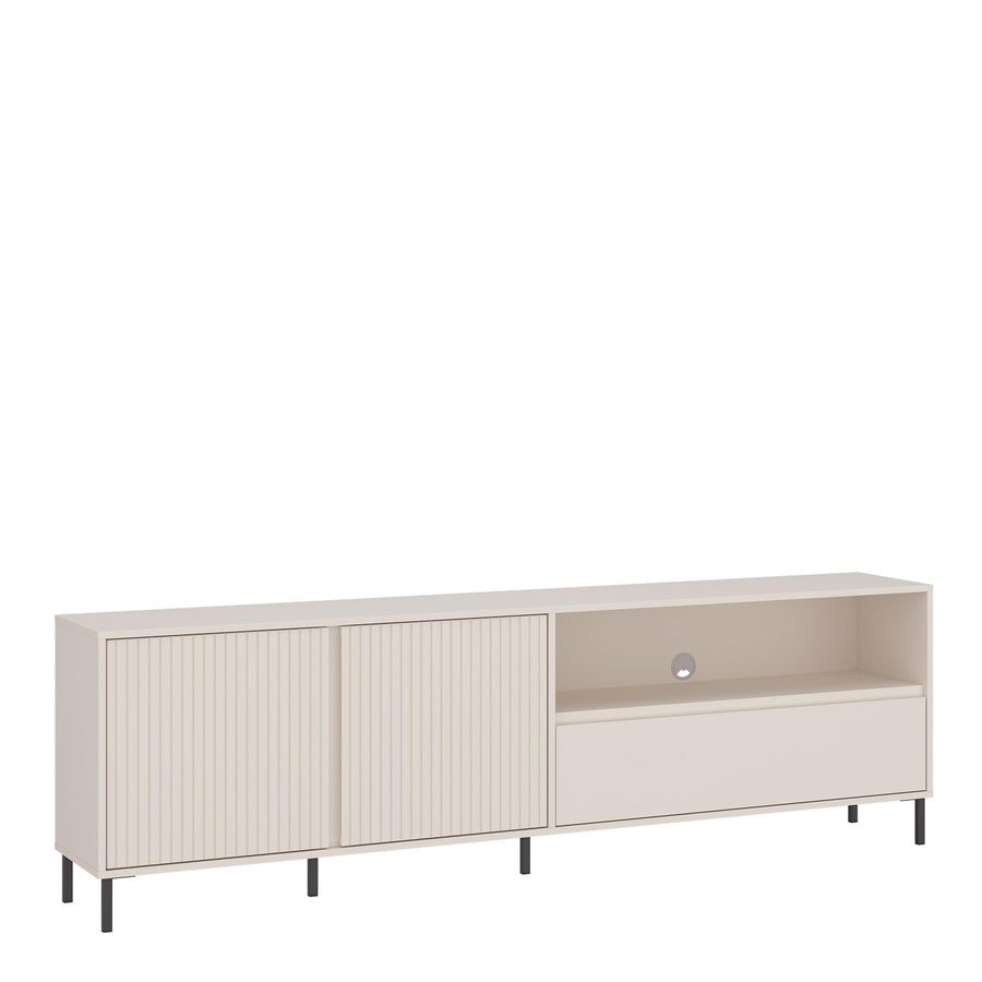 Avenale TV Cabinet 2 Door 1 Drawer in Cashmere