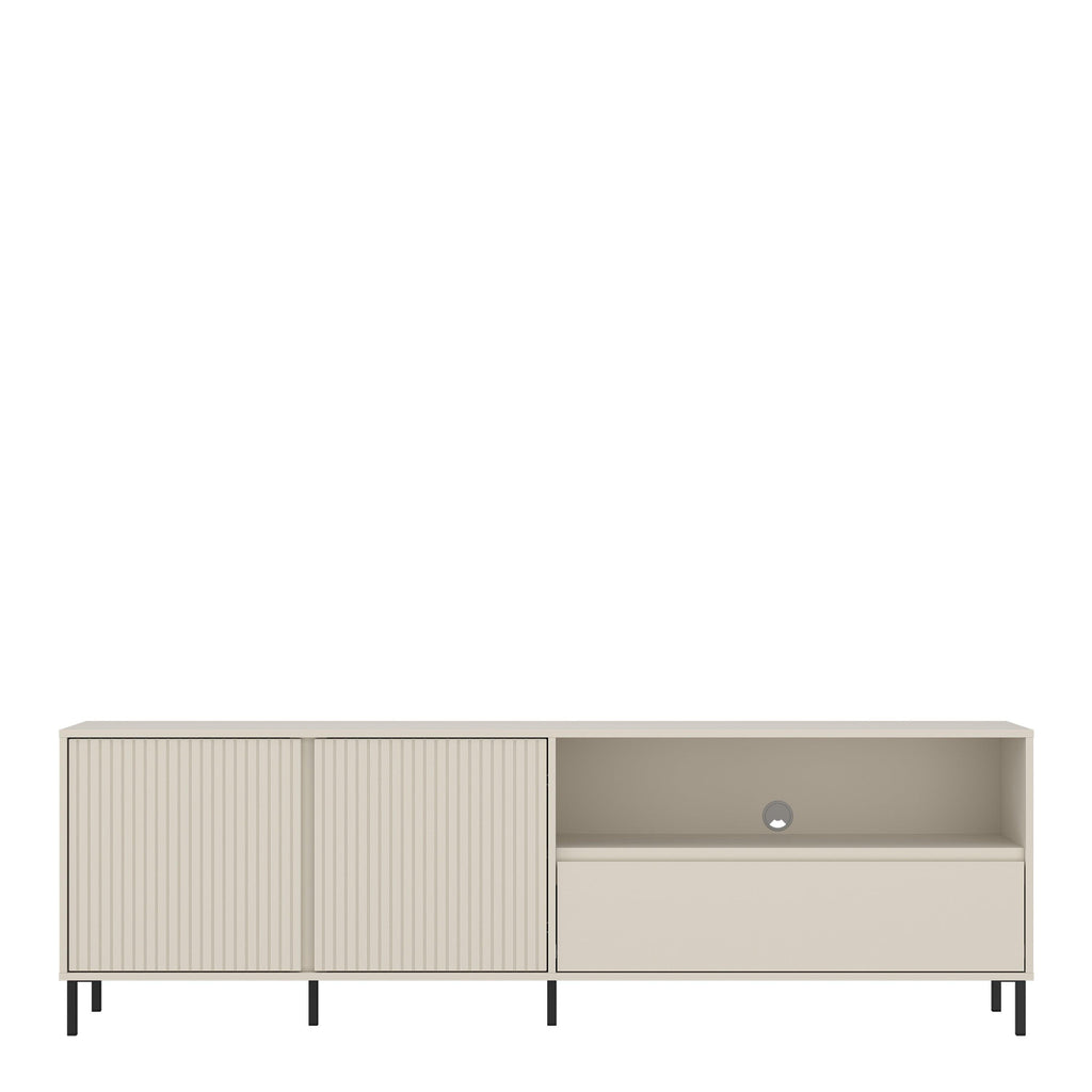 Avenale TV Cabinet 2 Door 1 Drawer in Cashmere - image 2