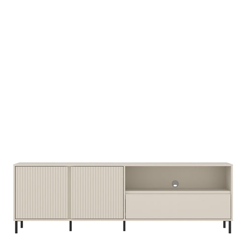 Avenale TV Cabinet 2 Door 1 Drawer in Cashmere - image 2