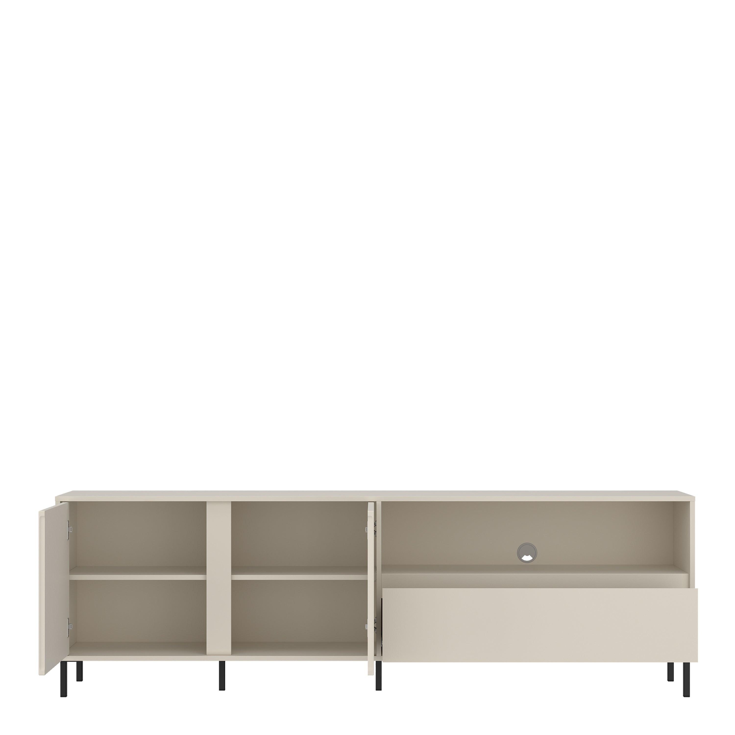 Avenale TV Cabinet 2 Door 1 Drawer in Cashmere - image 3