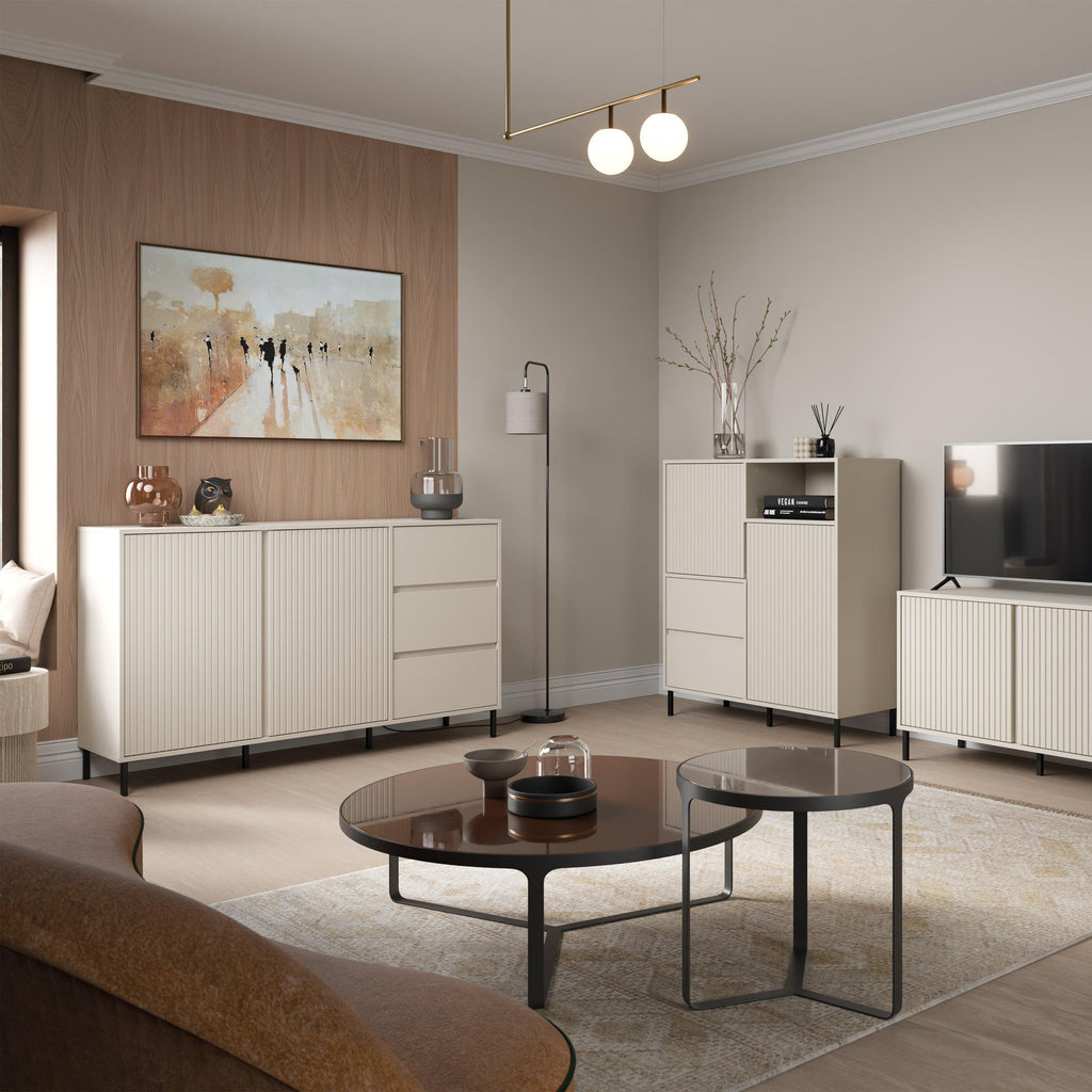 Avenale Sideboard 2 Door 3 Drawer in Cashmere - image 5