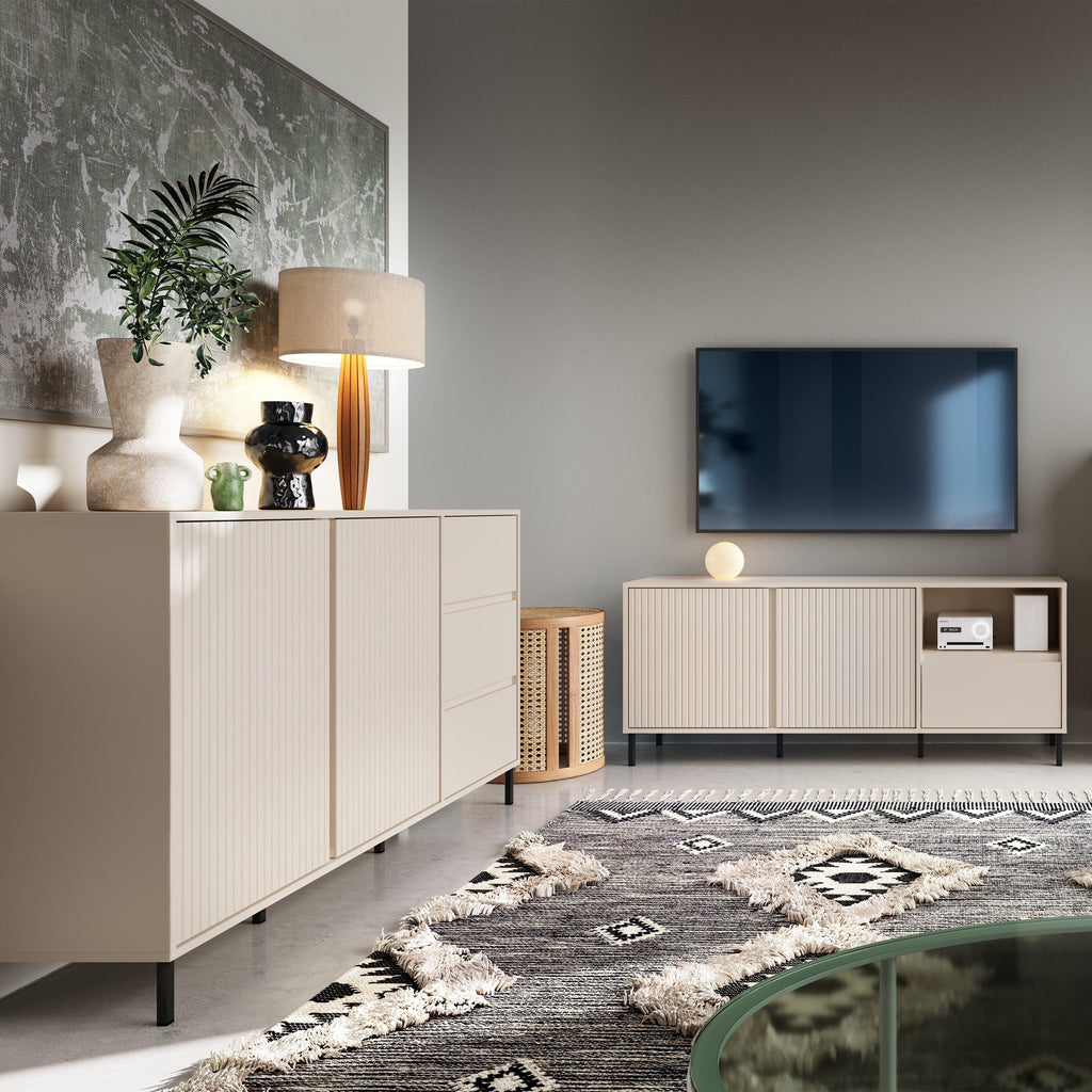 Avenale Sideboard 2 Door 3 Drawer in Cashmere - image 6