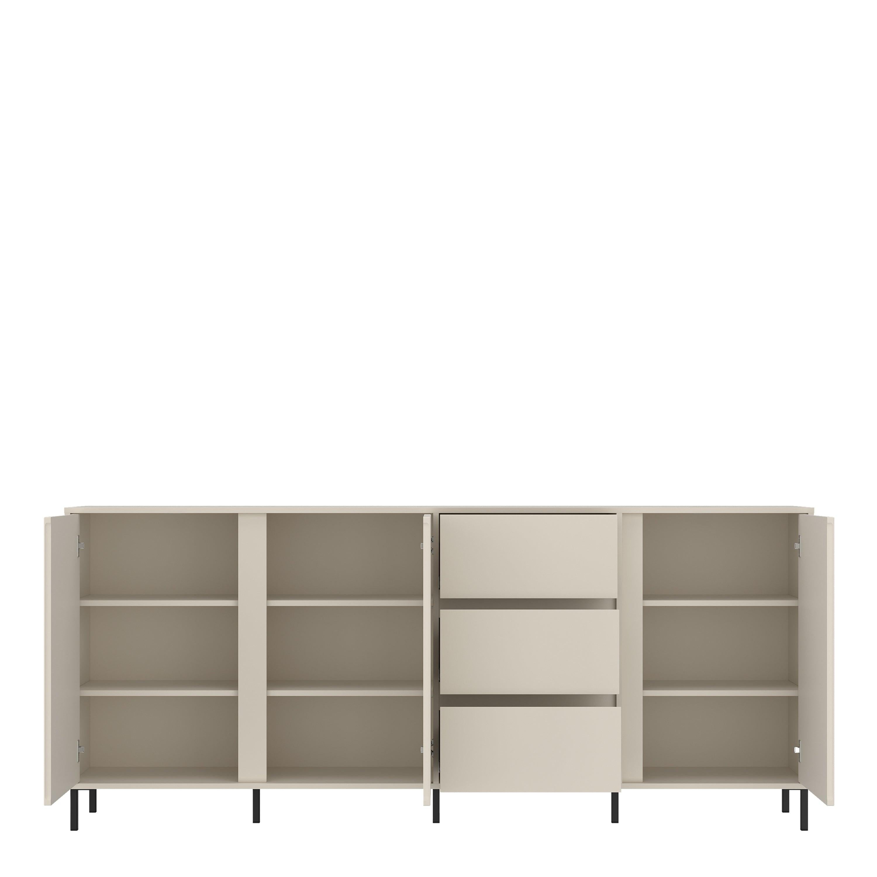 Avenale Sideboard 3 Door 3 Drawer in Cashmere - image 3