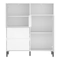 Avenale Sideboard 2 Door 2 Drawer in Alpine White High Gloss - image 3
