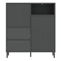 Avenale Sideboard 2 Door 2 Drawer in Anthracite - image 2