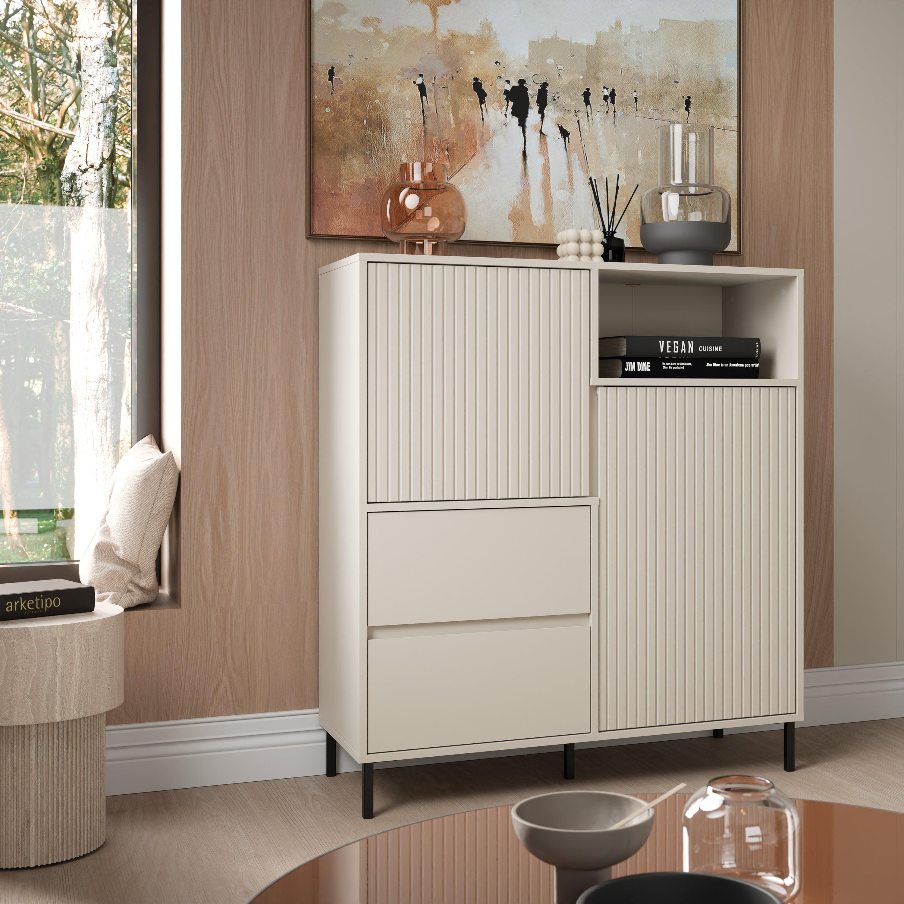 Avenale Sideboard 2 Door 2 Drawer in Cashmere - image 4
