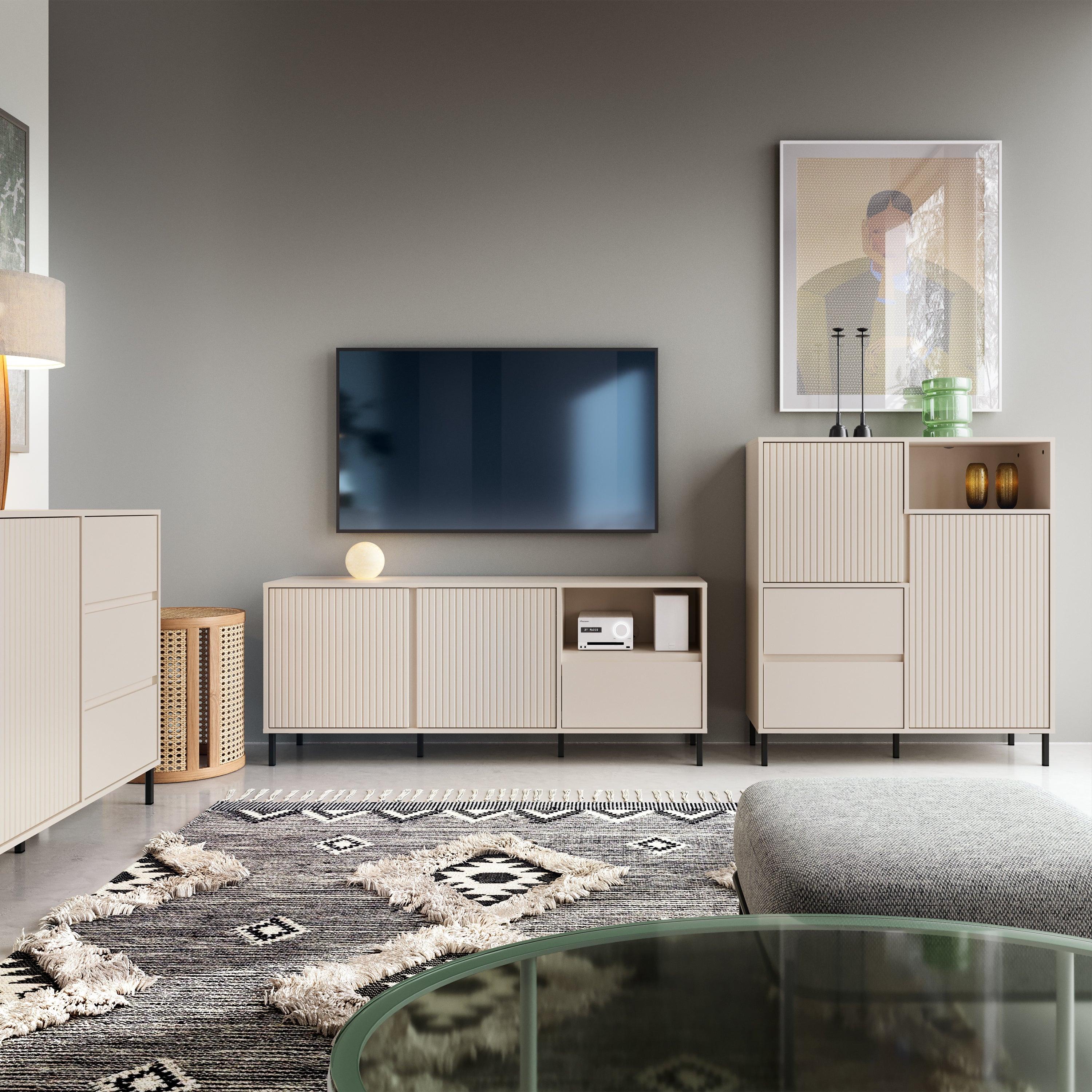 Avenale Sideboard 2 Door 2 Drawer in Cashmere - image 5