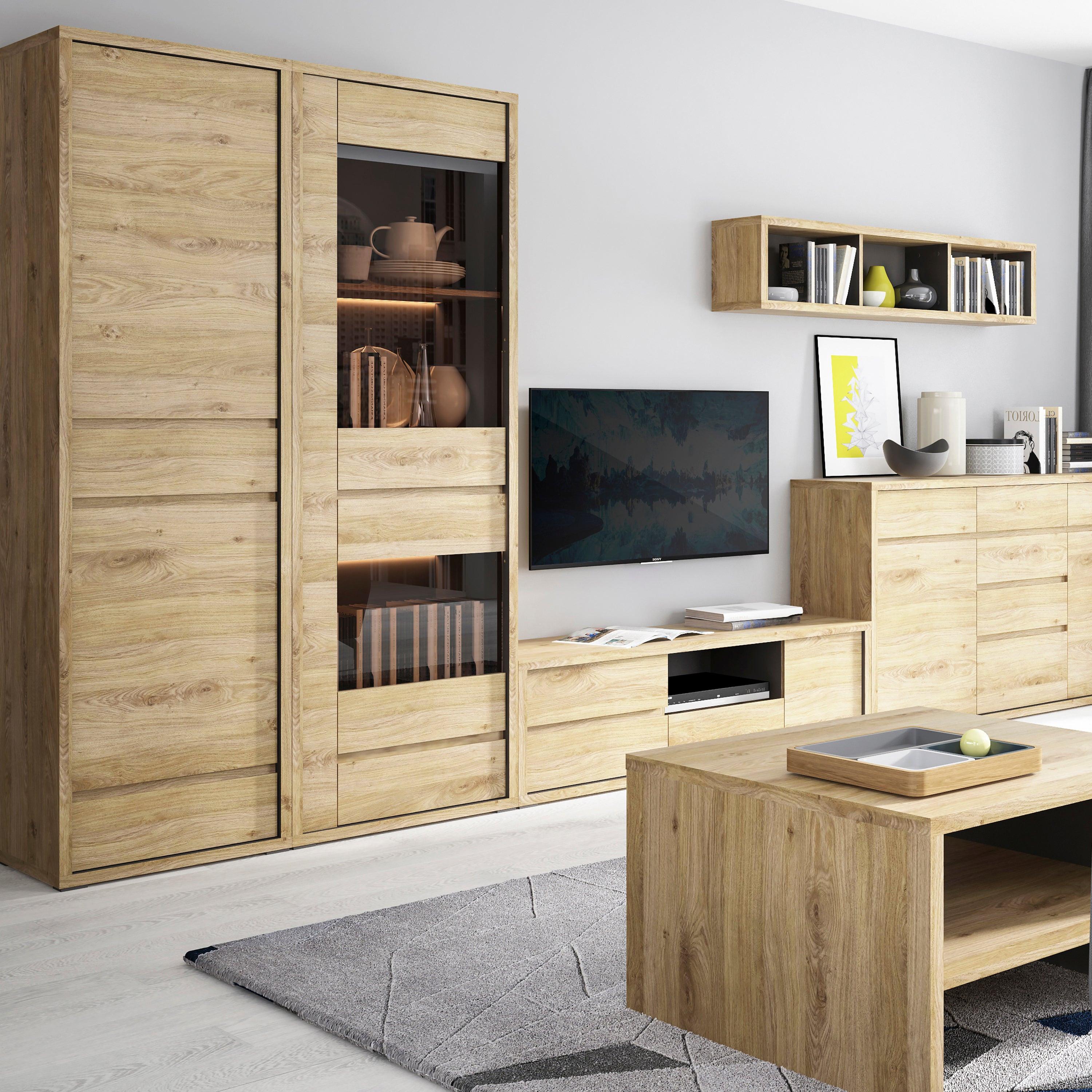 Shetland 2 Door 2 Drawer Narrow Cabinet - image 3