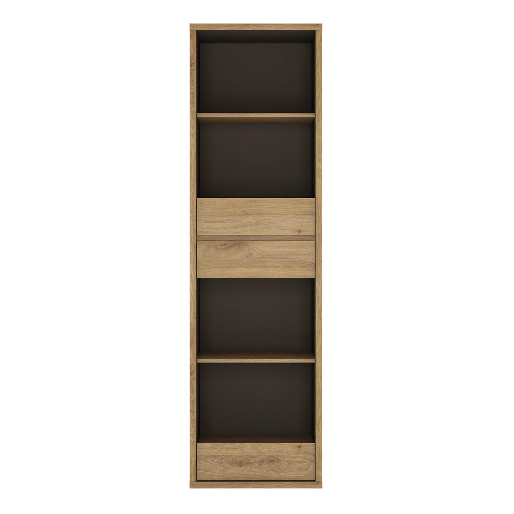 Shetland Tall Narrow 3 Drawer Bookcase - image 2