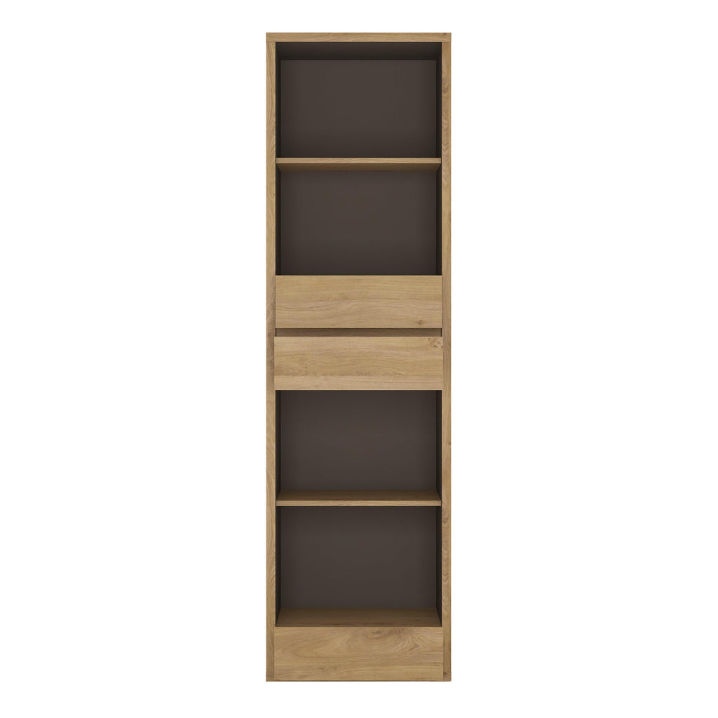 Shetland Tall Narrow 3 Drawer Bookcase - image 3