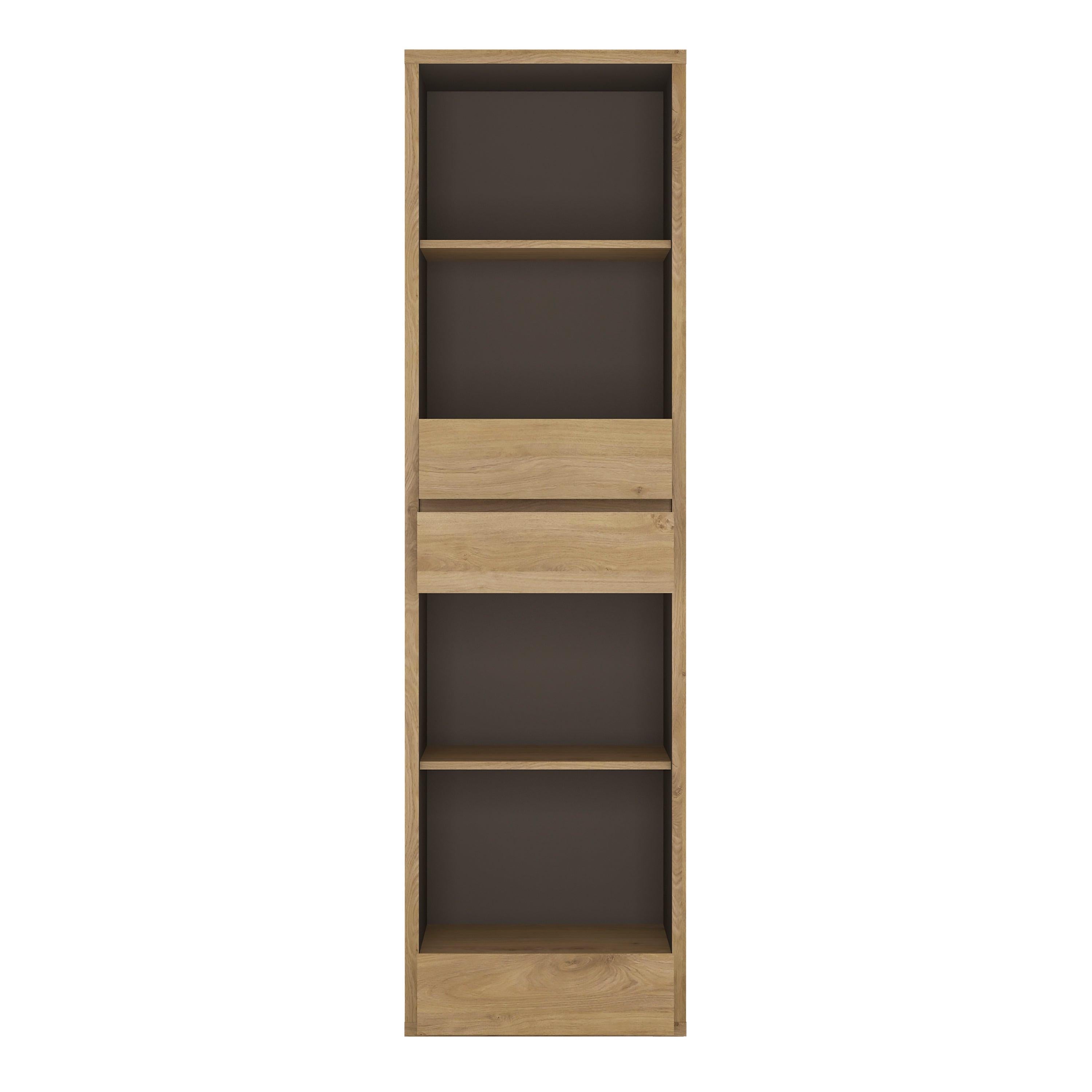 Shetland Tall Narrow 3 Drawer Bookcase - image 3