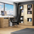 Shetland Tall Wide 1 Door 4 Drawer Bookcase - image 4