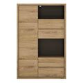 Shetland 1 Door 4 Drawer Display Cabinet - image 2