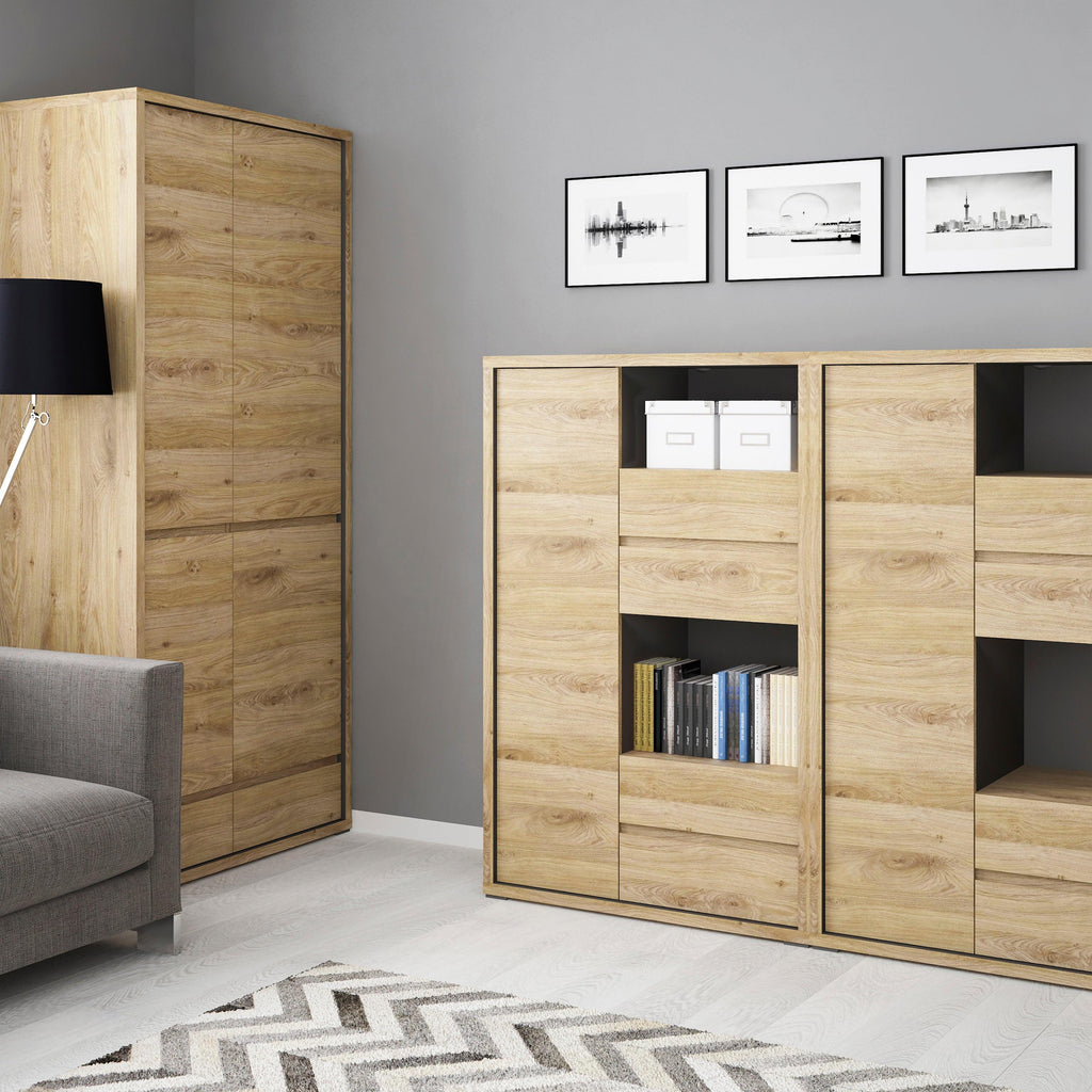 Shetland 1 Door 4 Drawer Display Cabinet - image 5