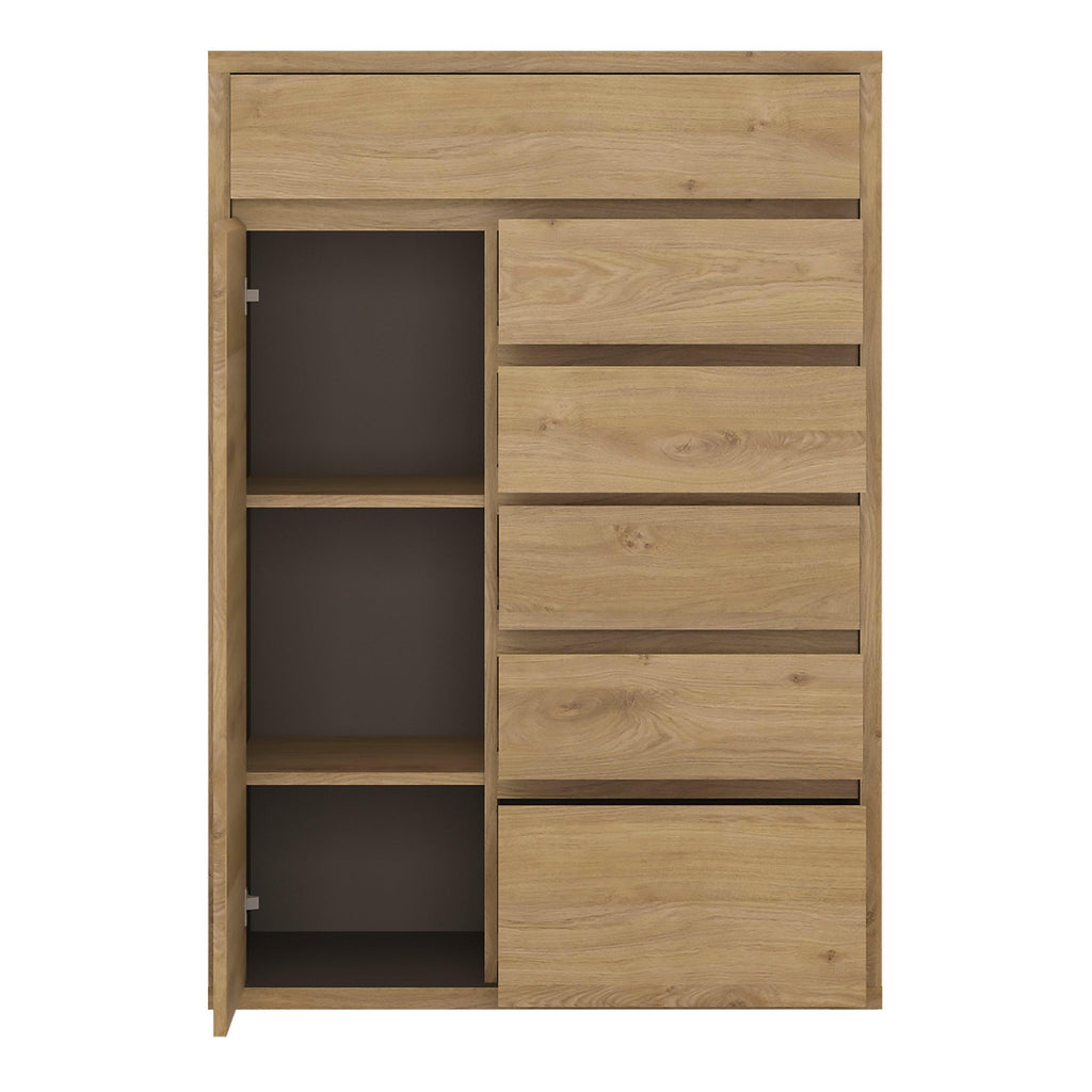 Shetland 1 Door 6 Drawer Cupboard - image 3
