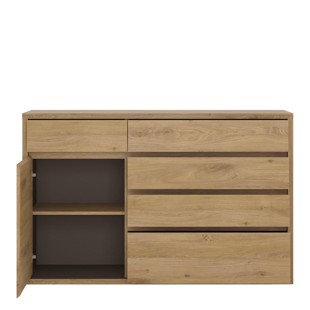 Shetland 1 Door 5 Drawer Cupboard - image 3